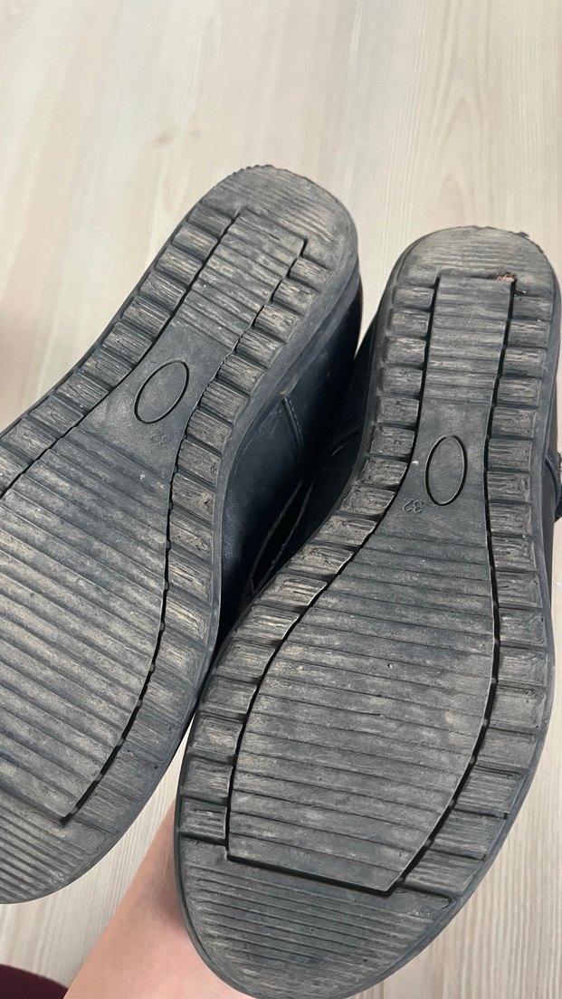 Kız Çocuk Siyah Tokalı Babet - Görsel 5