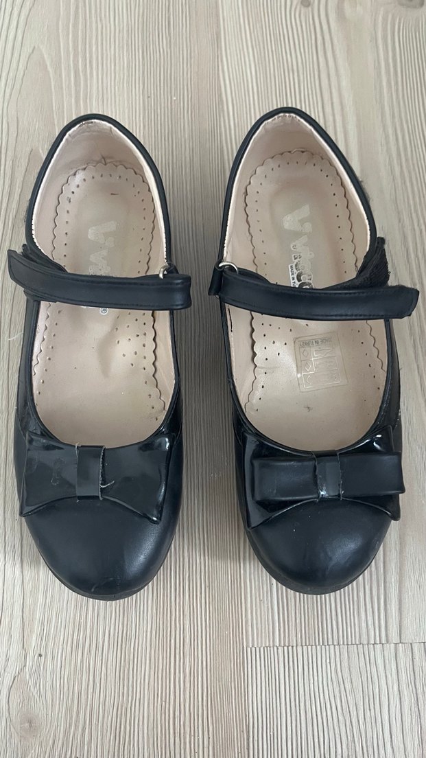 Kız Çocuk Siyah Tokalı Babet - Görsel 2