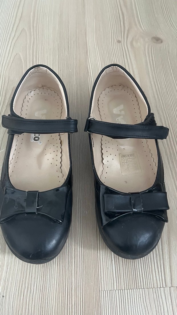 Kız Çocuk Siyah Tokalı Babet - Görsel 3