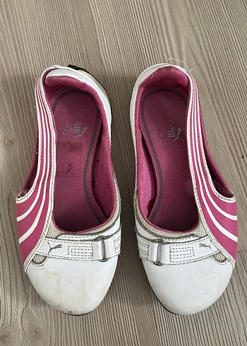 27 Beden pembe Renk Kızlar için Tokalı Pembe Babet