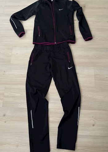 Nike Siyah Fermuarlı Eşofman Takımı - Görsel 2