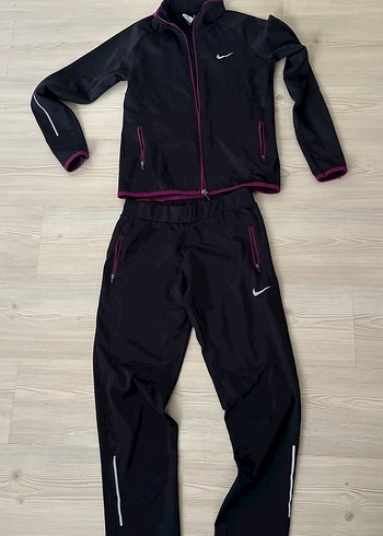 Nike Siyah Fermuarlı Eşofman Takımı - Görsel 3