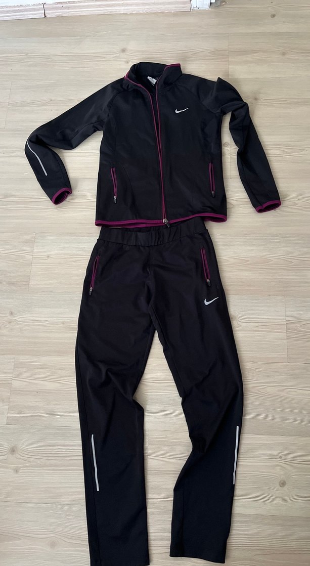 Nike Siyah Fermuarlı Eşofman Takımı - Görsel 3