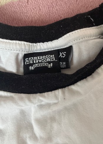 Beyaz Siyah Baskılı Hamile Tişörtü - Görsel 4