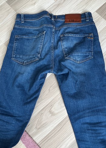 Erkek Mavi Denim Regular Fit Kot Pantolon - Görsel 7