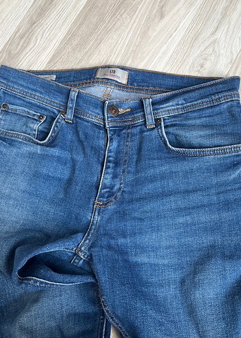 Erkek Mavi Denim Regular Fit Kot Pantolon - Görsel 4