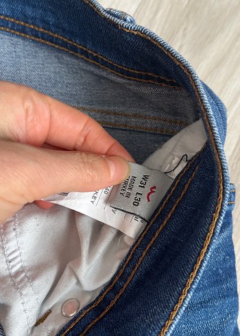Erkek Mavi Denim Regular Fit Kot Pantolon - Görsel 6