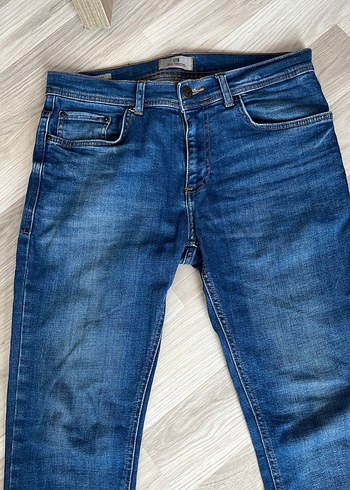 Erkek Mavi Denim Regular Fit Kot Pantolon - Görsel 3