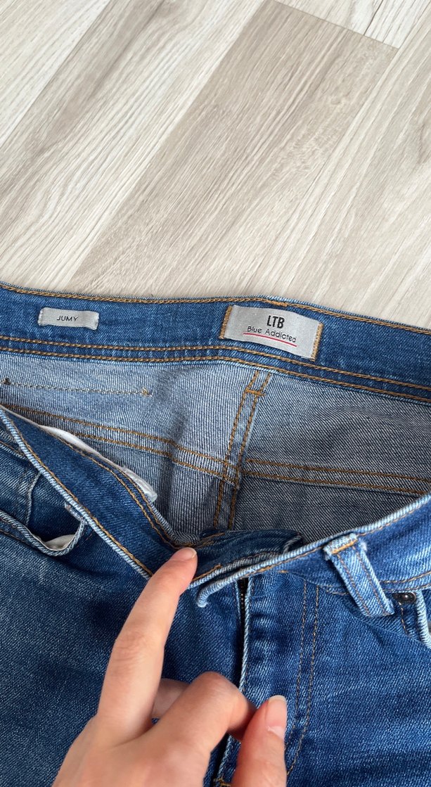 Erkek Mavi Denim Regular Fit Kot Pantolon - Görsel 5