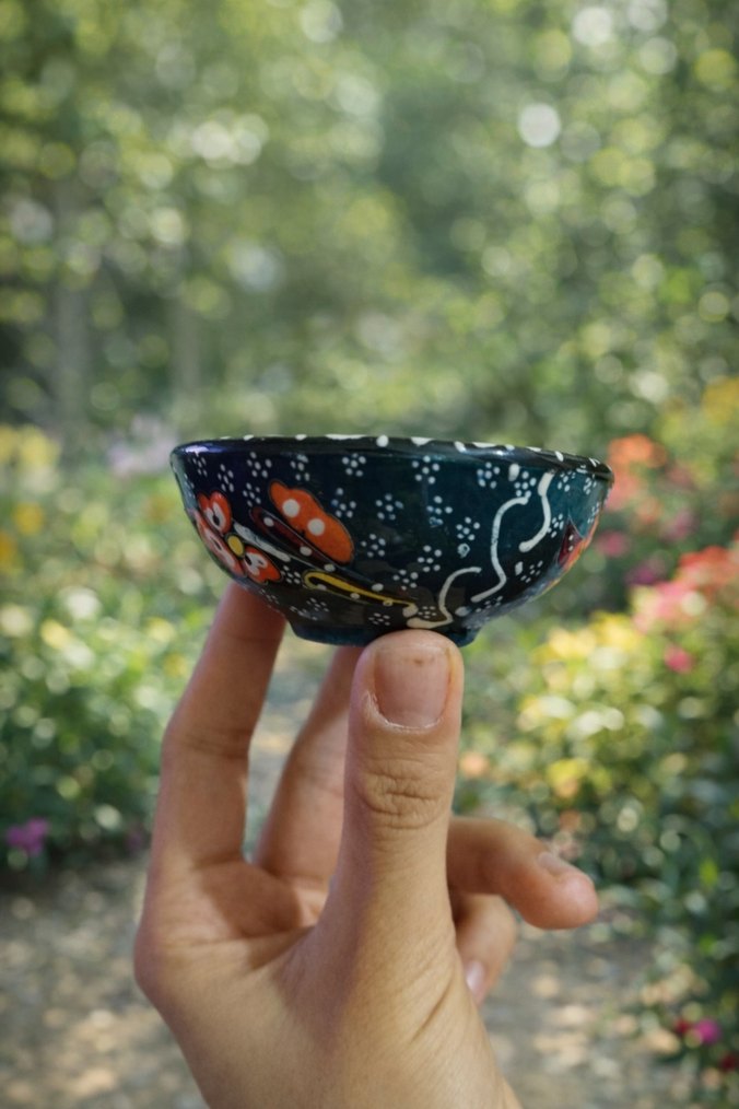 El Boyaması Seramik Kase - Görsel 2