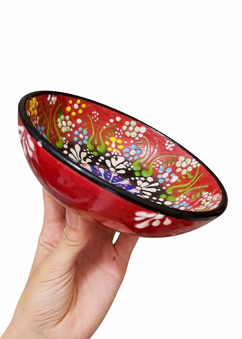 El Yapımı Renkli Seramik Kase - Görsel 2