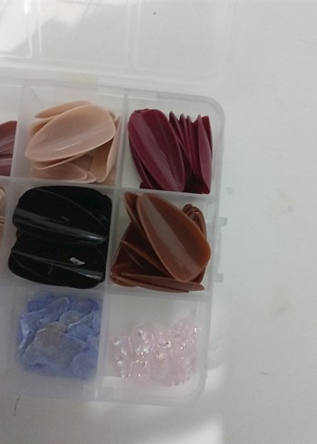 Kahverengi Takma Tırnak Seti - Görsel 4