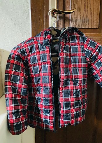 Erkek Çocuk Kamuflaj Desenli Kaban - Görsel 3