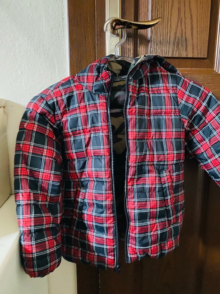 Erkek Çocuk Kamuflaj Desenli Kaban - Görsel 3