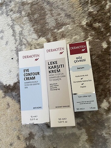 Dermoten 3lü set 