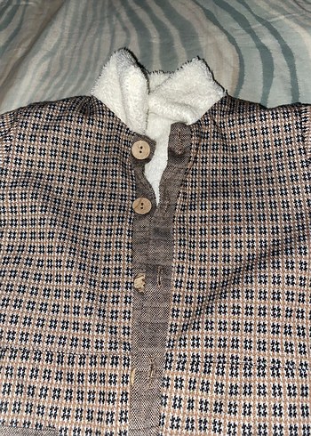 Düğmeli Erkek Bebek Kış Tulumu - Görsel 2