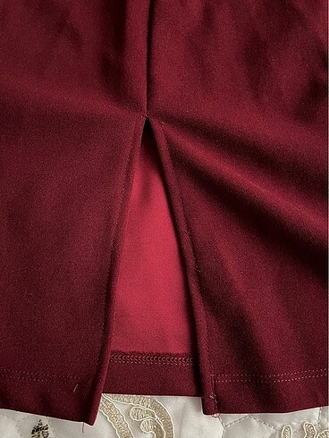 xl Beden bordo Renk Maxi Boy Bordo Elbise