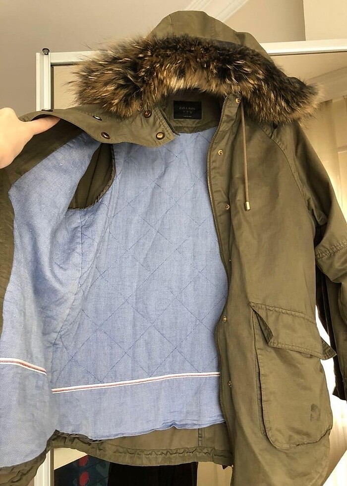 Zara haki Parka - Görsel 3