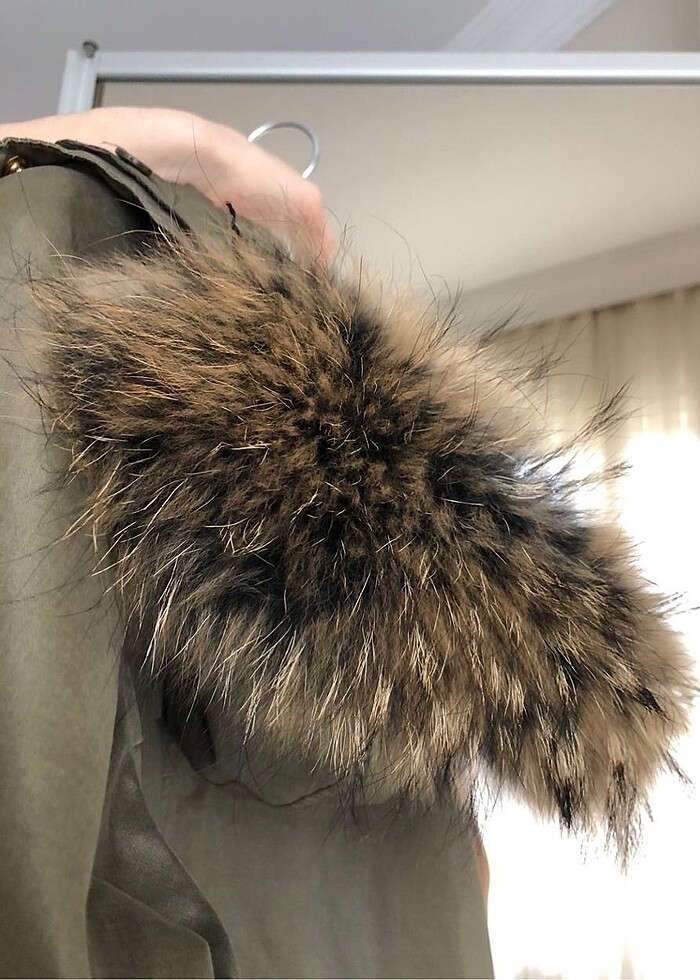 Zara haki Parka - Görsel 5