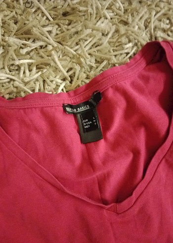 V Yaka Uzun Kollu Kadın Tişört - Görsel 2