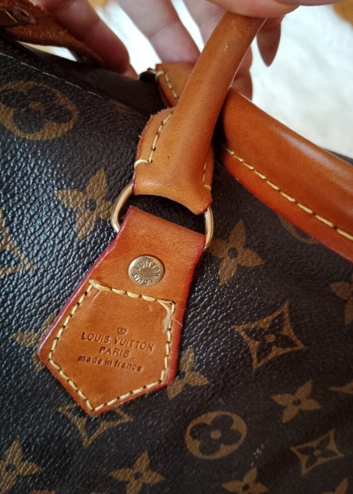 Louis Vuitton speedy vintage çanta - Görsel 4