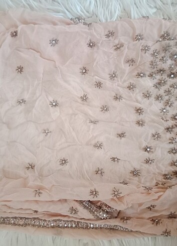 Taş boncuk detaylı kimono hırka bluz - Görsel 6