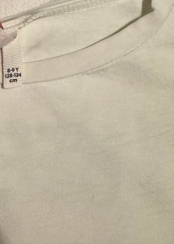 Kız Çocuk NASA Baskılı Beyaz Kısa Kollu Tişört - Görsel 2