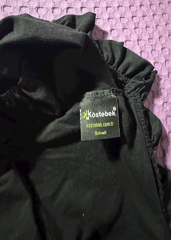 Kızlar için Siyah Straplez Fırfırlı askılı body - Görsel 2