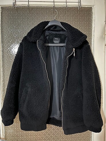 Bershka Siyah pelus mont