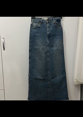 Zara Denim Uzun Etek