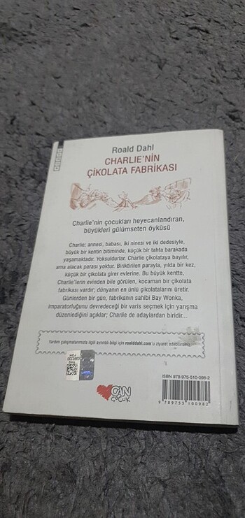  Charlie'nin çikolata fabrikası kitabı