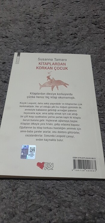  Kitalardan korkan çocuk kitabı. 41sayfa