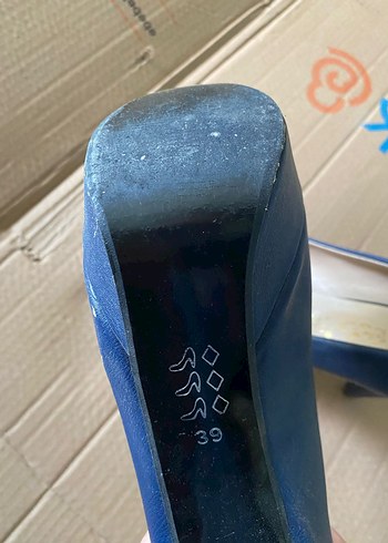 Kadın Mavi Platform Topuklu Stiletto - Görsel 2