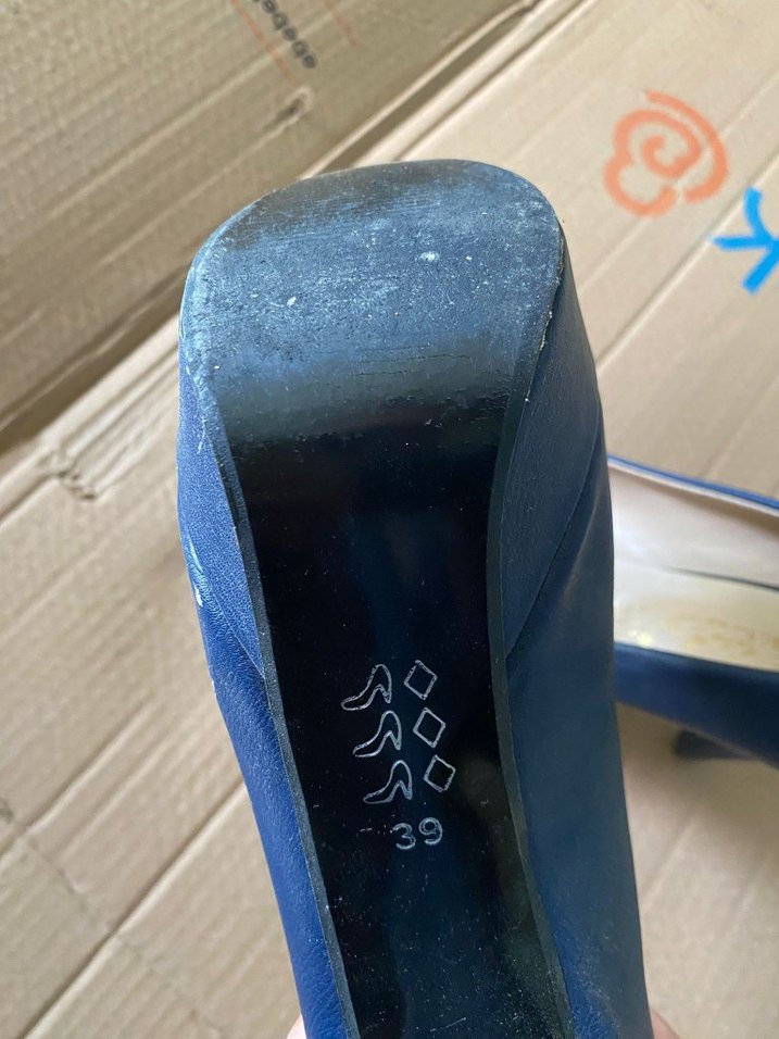 Kadın Mavi Platform Topuklu Stiletto - Görsel 2