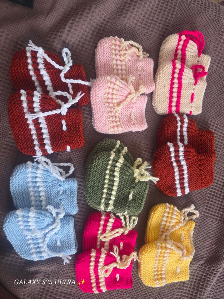 Renkli bebek patikleri - Görsel 4