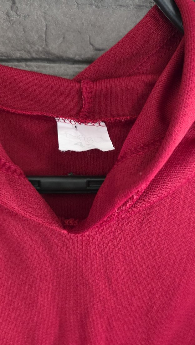 Bordo Uzun Kollu Tunik - Görsel 4