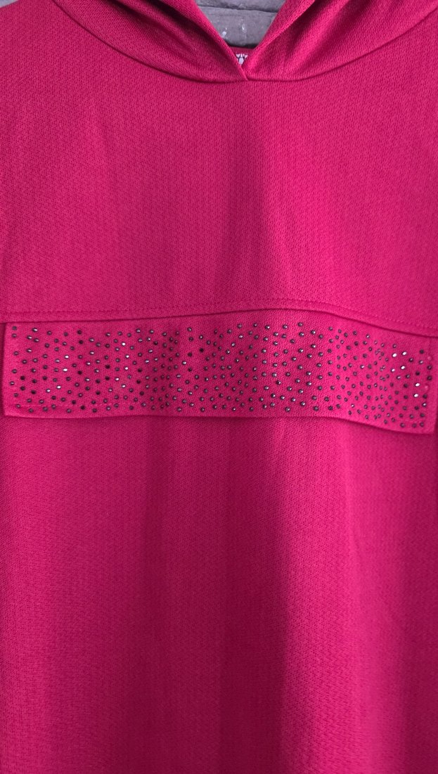 Bordo Uzun Kollu Tunik - Görsel 3