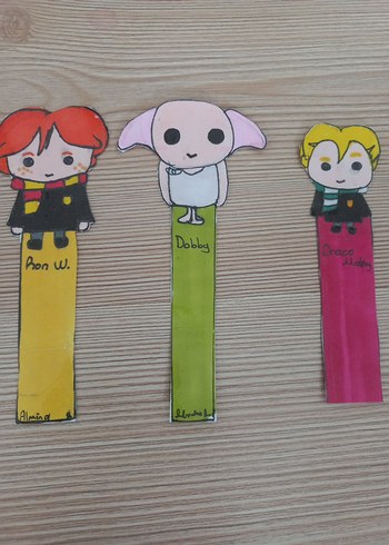 Harry Potter Temalı Renkli Kitap Ayracı Seti - Görsel 4