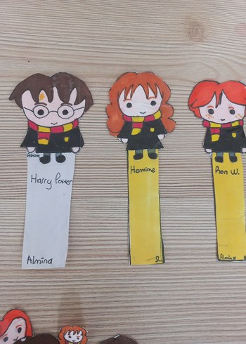 Harry Potter Temalı Renkli Kitap Ayracı Seti - Görsel 3