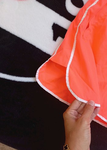 xl Beden Turuncu Kadın Mini Spor Şort
