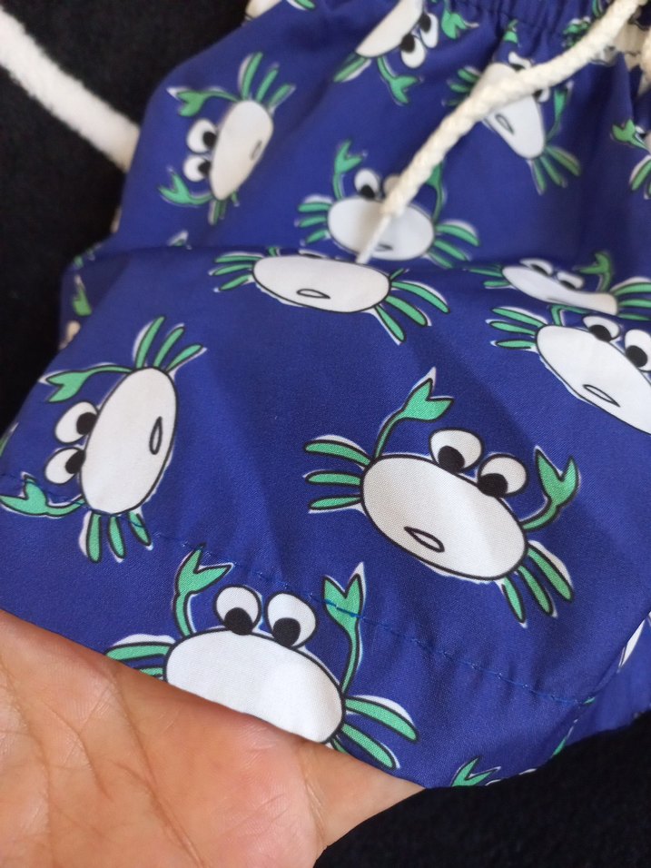 Erkek Çocuk Renkli Desenli Mayo Şort - Görsel 3