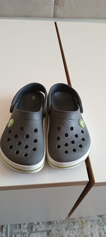 24 Beden gri Renk Crocs cocuk terligi