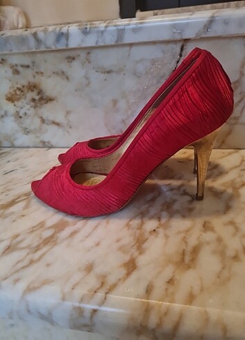 36 Beden kırmızı Renk Topuklu ayakkabı