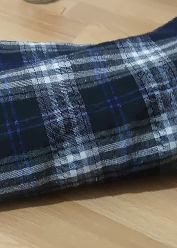 kışlık ekose kumaş 3metre boyu yumuşacık dokusu - Görsel 3