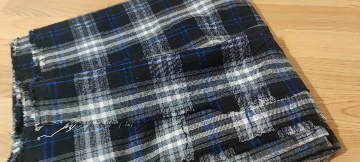 kışlık ekose kumaş 3metre boyu yumuşacık dokusu - Görsel 2