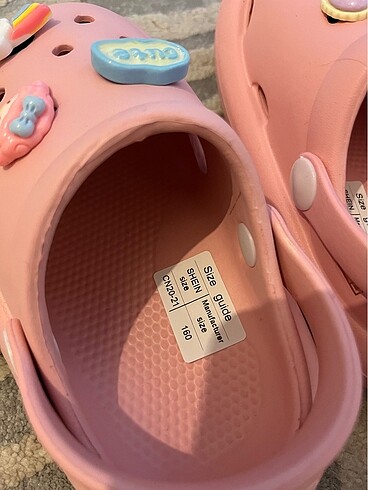 21 Beden Bebek crocs terlik
