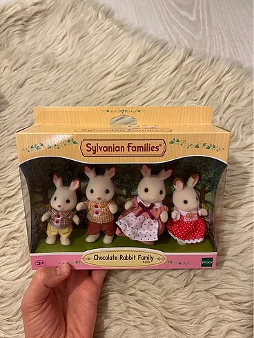 Beden Sylvanian families çikolata kulaklı tavşan ailesi