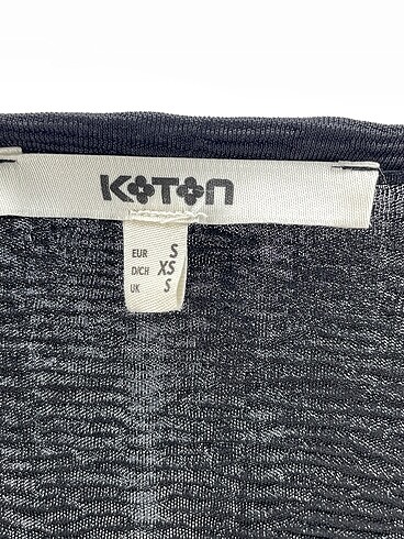 s Beden siyah Renk Koton Bluz %70 İndirimli.