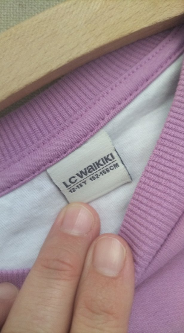 Mor Pamuklu çocuk Sweatshirt - Görsel 3