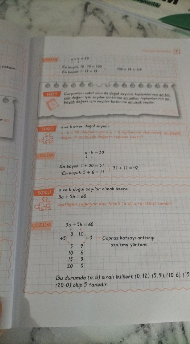 2020 KPSS Matematik Ders Notları Kitabı - Görsel 2